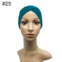 Modal Muslim Headscarf Women Criss Cross Tube Hat Underscarf Islamic Inner Cap Lady Hat Muslim Hijab