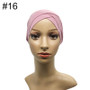 Modal Muslim Headscarf Women Criss Cross Tube Hat Underscarf Islamic Inner Cap Lady Hat Muslim Hijab