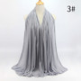 90*180 Trendy women muslim jersey hijab scarf foulard femme size plus hijabs Islamic shawls soild Modal headscarf for women