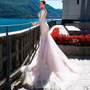 Long Sleeve See Through Illusion Mermaid Wedding Dress