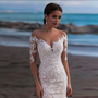 Long Sleeve Mermaid Wedding Dress Elegant