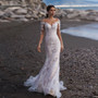 Long Sleeve Mermaid Wedding Dress Elegant