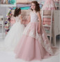 Beautiful White Pink Flower Girls Dresses for Weddings