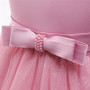 Baby Girl 3D Flower Silk Princess Dress for Wedding Party