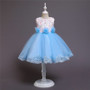 Baby Girl 3D Flower Silk Princess Dress for Wedding Party
