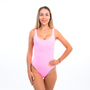 Sample Sale - Pink Swimsuit, "Bride", in White Glitter, Size: XL, XXL