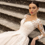 Long Sleeve Lace Vintage Wedding Dress