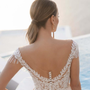 Sexy Backless Sweetheart Lace Vintage Wedding Dress