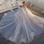 Sexy Sweetheart Half Sleeve Lace Princess Wedding Dress