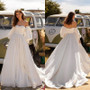 Boho Wedding Dresses with Detachable Long Sleeves