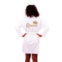 Cozy Terry King and Queen Personalized Bathrobes for Couples Set