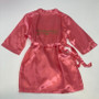 Sample Sale - Satin Coral Robes "Bridesmaid" in Gold Glitter, Size: XL