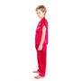 Kids Satin Pajamas set Short Sleeves + Long Pants