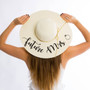 Bridesmaid Custom Floppy Sun Hat