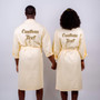 Men’s Cotton Waffle Long Customized Bathrobe