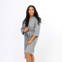 Cotton Waffle-Knit Grey Bridesmaids Robes