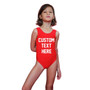 Kids Custom One Piece Swimsuit