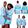 Cotton Waffle-Knit His and Hers Robes Set for Couples