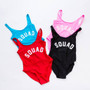 Bachelorette Custom Squad One-Piece swimsuits