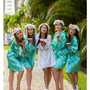 Satin Customized Bridesmaid Robes 13 colors