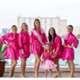 Satin Customized Bridesmaid Robes 13 colors