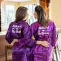 Satin Customized Bridesmaid Robes 13 colors