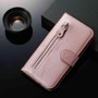 Zipper Leather Wallet Case For iPhone