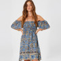 Bohemian Off-Shoulder Gypsy Dress