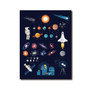 Space Exploration Poster/ Wall Art Canvas