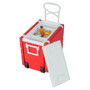 Cooler With Wheels | Camping Cooler - Red