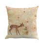 Christmas Reindeer Snowman Pillow Cushion Cover