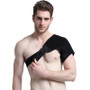 Shoulder Pad Brace Protector Tear Injury Joint Dislocated Prevent Recovery Shoulder Support (Curved Style Medium)