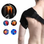 Shoulder Pad Brace Protector Tear Injury Joint Dislocated Prevent Recovery Shoulder Support (Curved Style Medium)