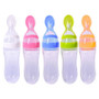 NutriSpoon?äó Silicone Baby Squeeze Feeding Bottle Spoon