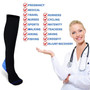 Mid-Calf Compression Socks for Men and Women (6-Pack)