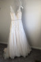Elegant Sleeveless A Line Tulle Lace Wedding Dress W676