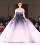 Chic Ombre Tulle Off The Shoulder Modest Ball Gown Princess Prom Dresses For Teens Quinceanera Dresses D153