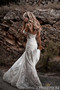 Gorgeous Sweetheart Low Back Lace Wedding Dresses Long Bridal Dress W654