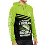 Love Fishing Fish Reaper Green Full Printed 3D Hoodie