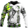 Love Bass Fishing Camoflage Layout Full Printed 3D Hoodie