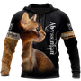 Cat Lover Abyssinian Cat Tattoo 3D Printed Hoodie