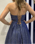 Sweetheart A-line Shiny Prom Dresses For Teens Simple Party Dress M1078