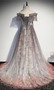 Gorgeous Long Off The Shoulder A-line Tulle Prom Dresses Cute Dress M1065