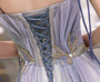 Beauty Spaghetti Straps Ombre Tulle Long Elegant Princess Prom Dresses M1064