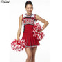 Direct Selling Sexy High School Cheerleading Costume Cheer Girls Cheerleader Uniform Party Outfit Tops with Skirt