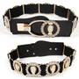 Women's Rhinestone Fashion Elastic Belt