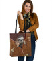 Personalized Customized Love Sloth 3D Printed Leather Pattern Tote Bag