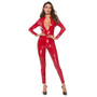 Latex Look Faux Leather  Catsuit