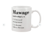 Valentines Gift, Mawage Define Mug