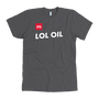 LOL OIL - American Apparel T-shirt for Men (Shop at Teslament - High-quality products for Tesla owners and fans)